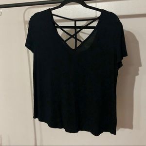 Basic black tee